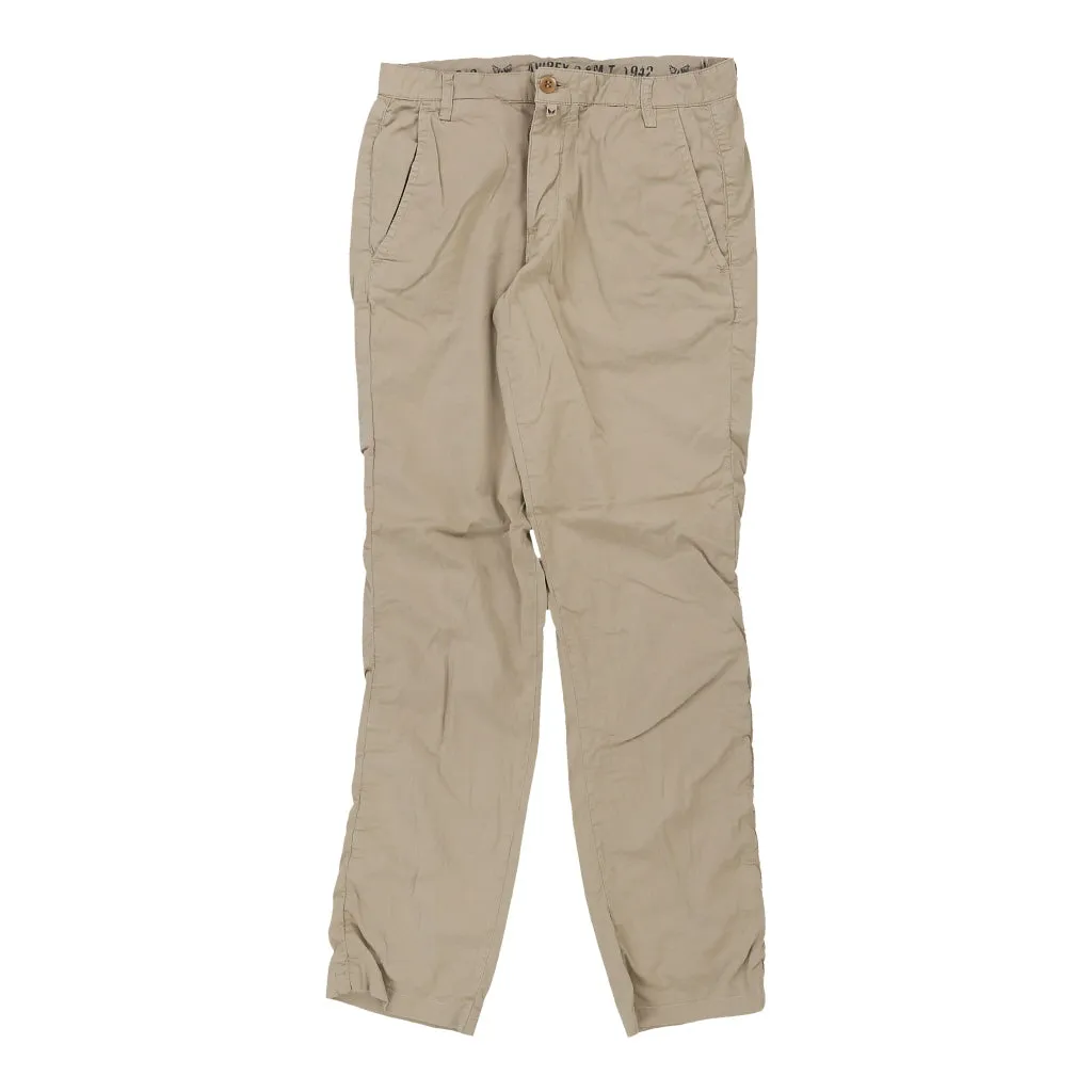 Avirex Chinos - 33W 32L Beige Cotton Blend