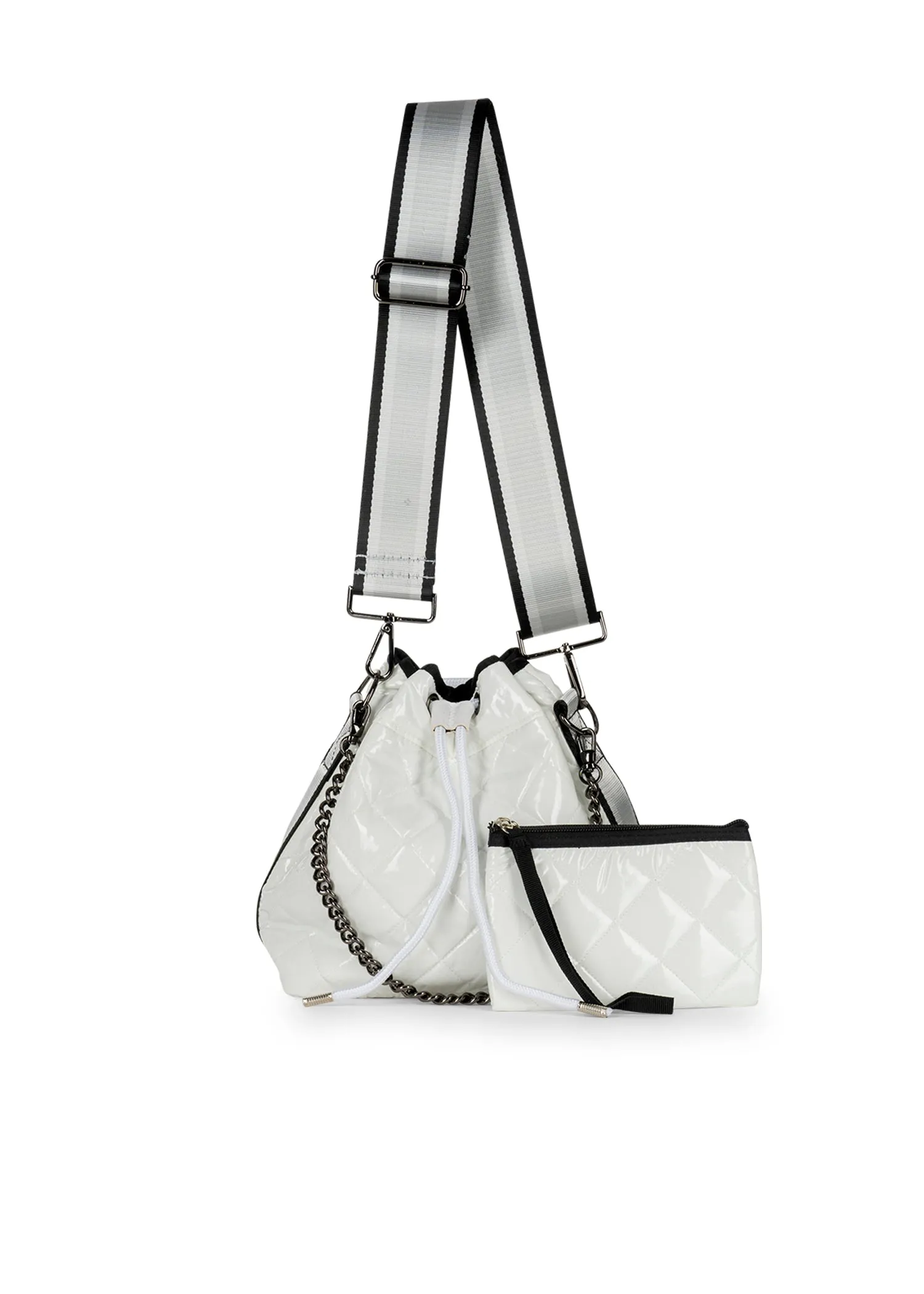 Haute Shore - Lindsey Blanc Puffer Bucket Bag