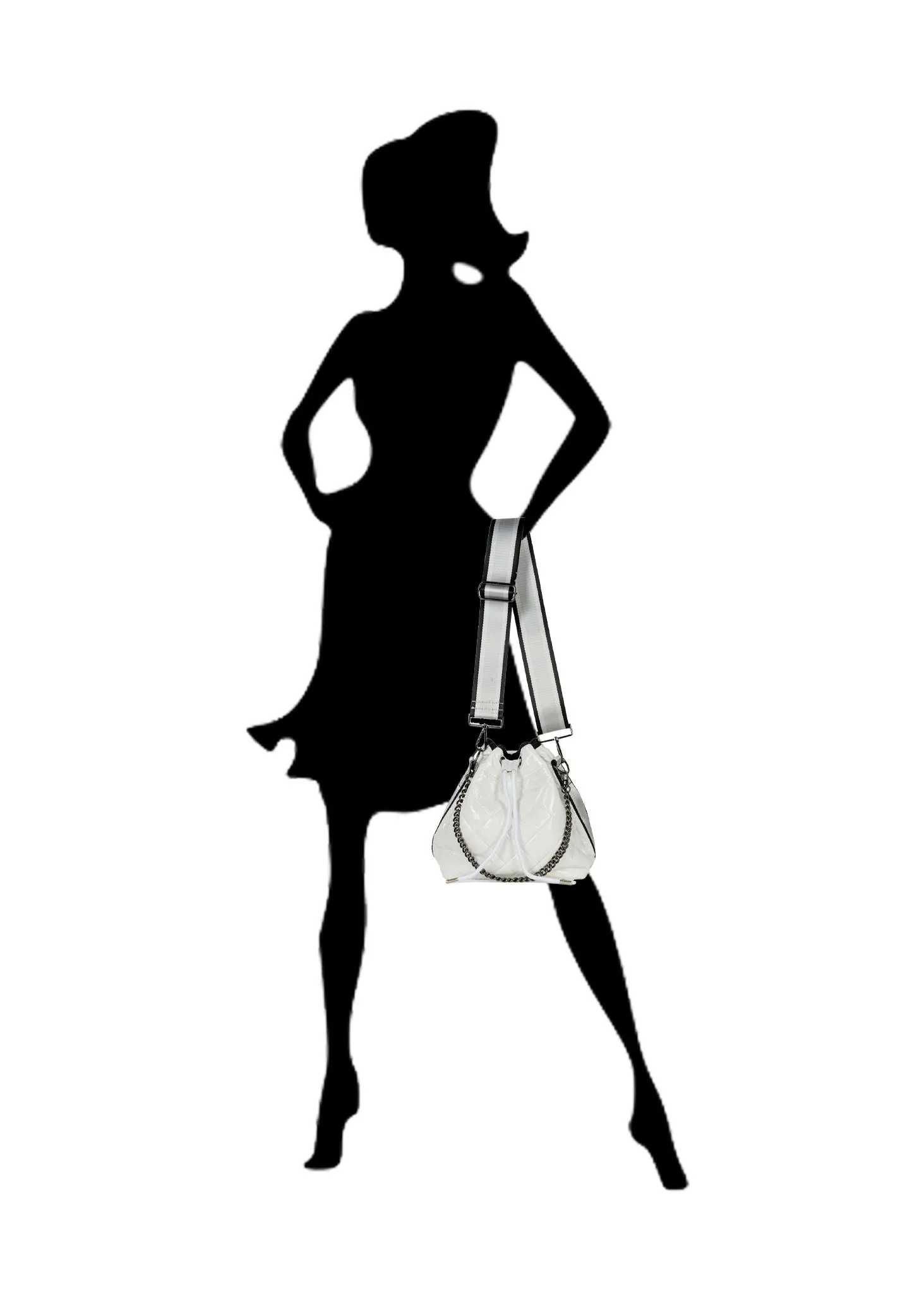 Haute Shore - Lindsey Blanc Puffer Bucket Bag