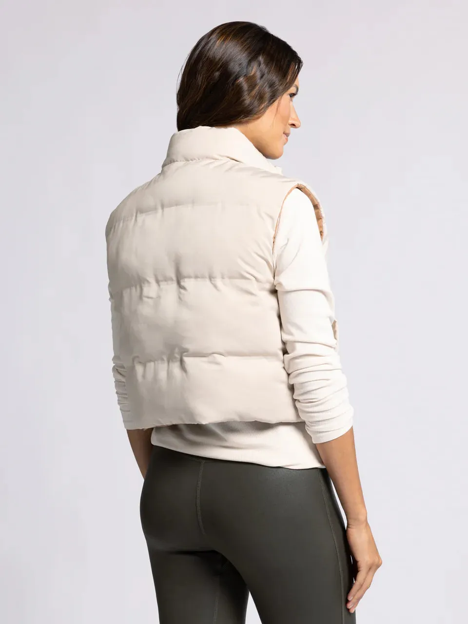 Issey Reversible Vesy in Tofu Macchiato