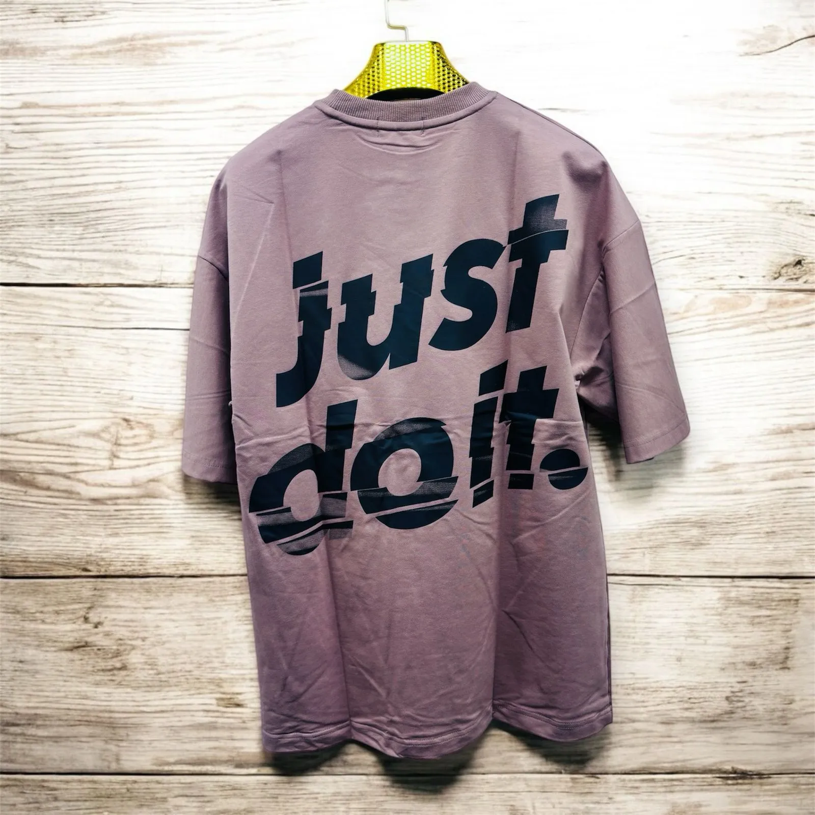 Mens Round Neck Letter Printed Short Sleeve T-shirt