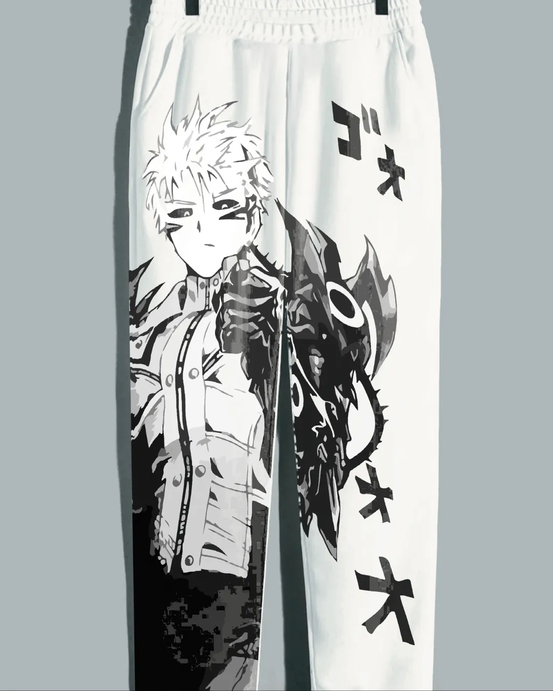 Men's White Cotton Pant - Anime World(*)