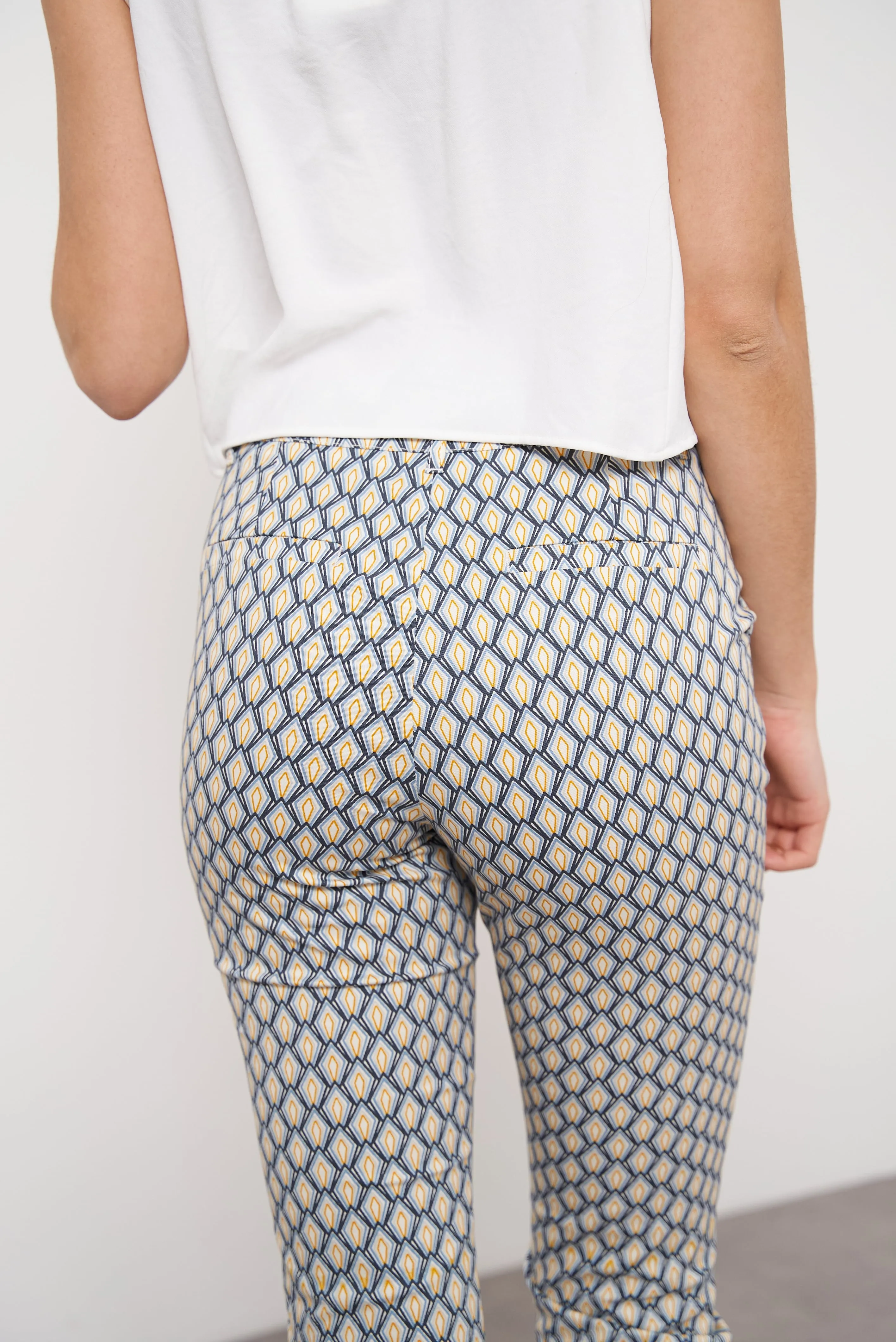 Oraije Chinos Straight Printed Pants