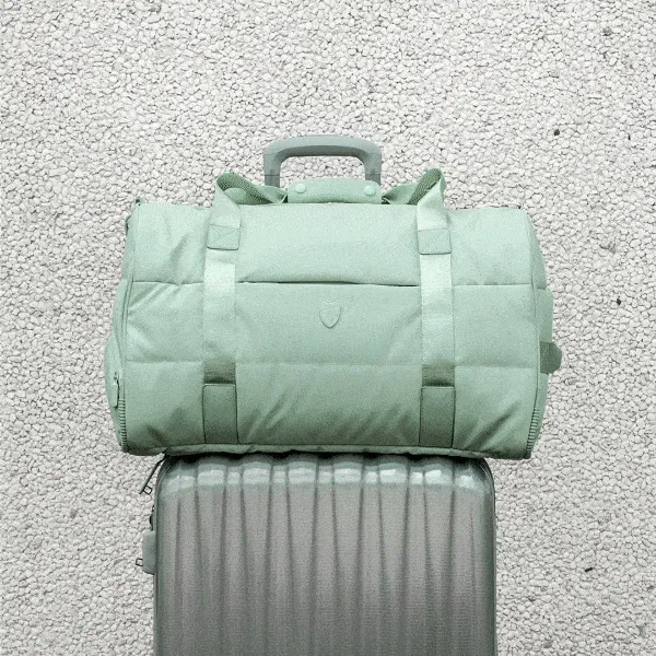 The Puffer Duffel Bag - Rose