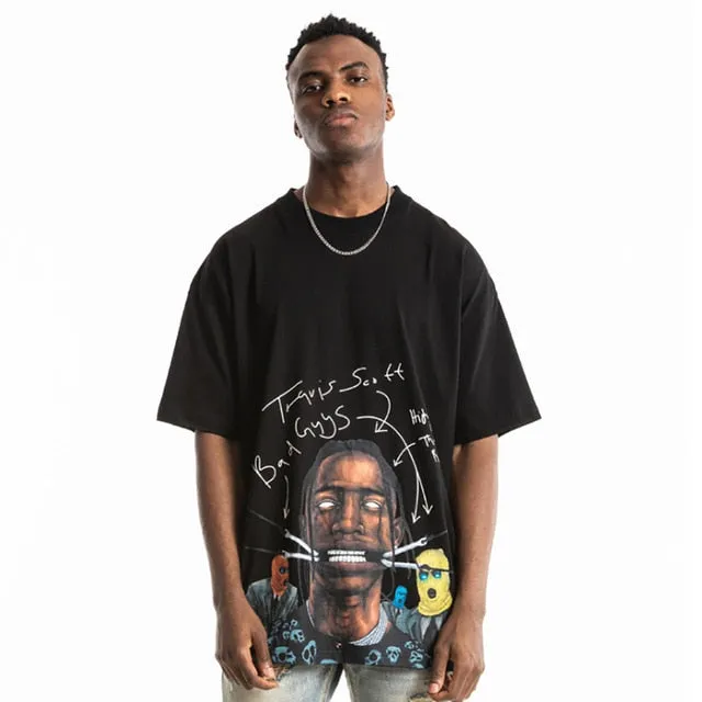 Travis Scott Short Sleeve Oversized T-Shirt