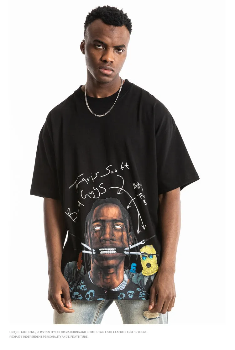 Travis Scott Short Sleeve Oversized T-Shirt
