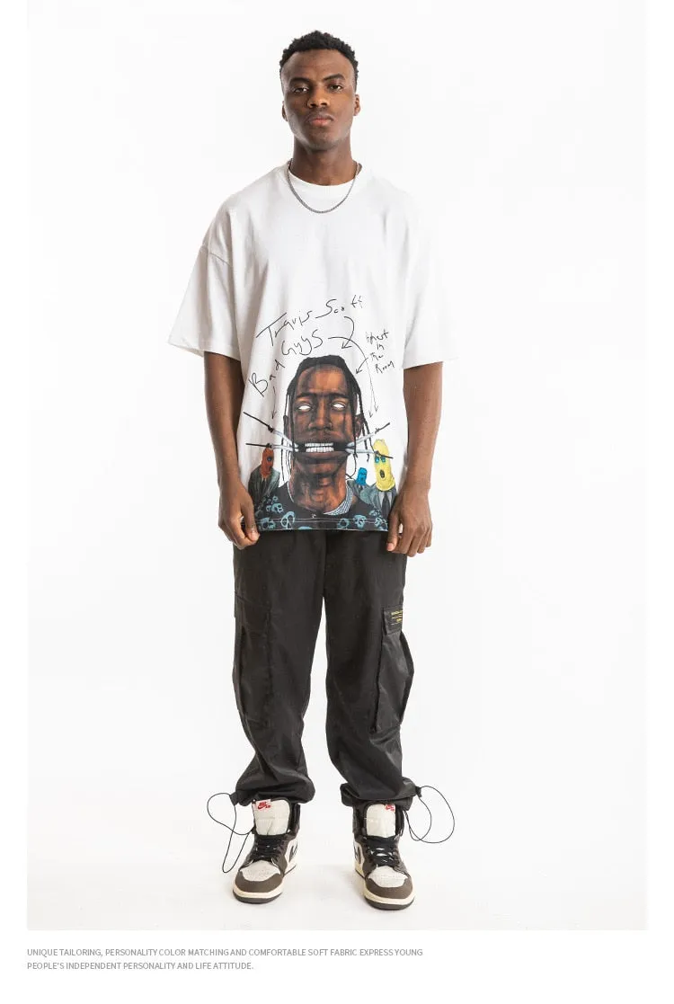 Travis Scott Short Sleeve Oversized T-Shirt