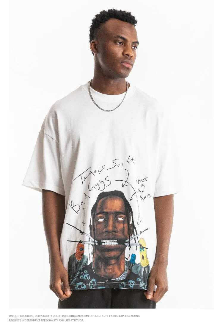 Travis Scott Short Sleeve Oversized T-Shirt