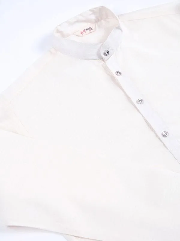 White Viscose Silk Heavy Sequin Work Kurta Pajama & Koti Jacket